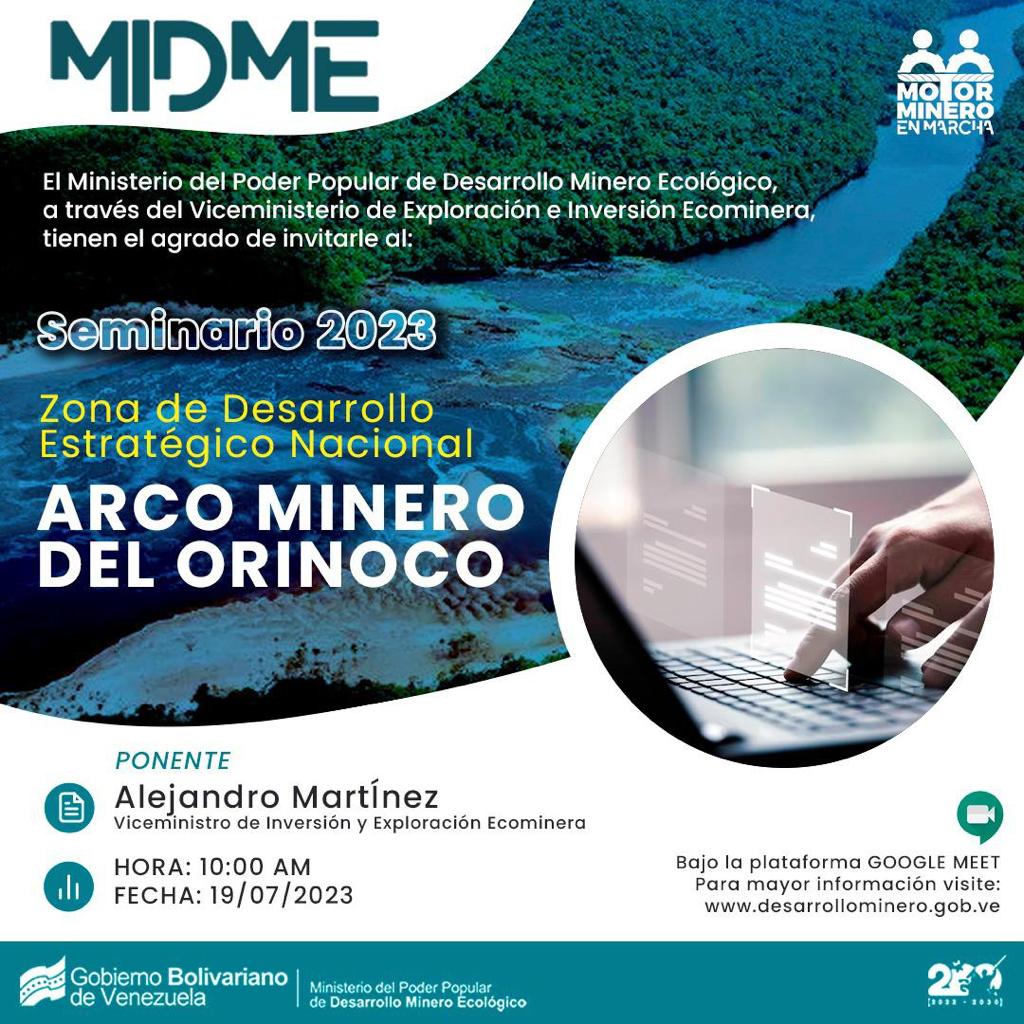 Con éxito se realizó Seminario sobre el Arco Minero del Orinoco