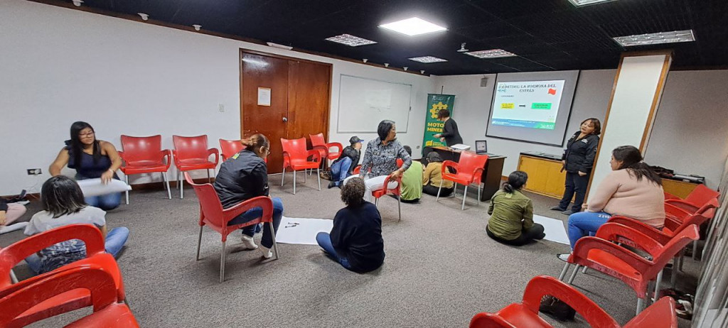 Trabajadores mineros recibieron charla sobre el Síndrome de Burnout