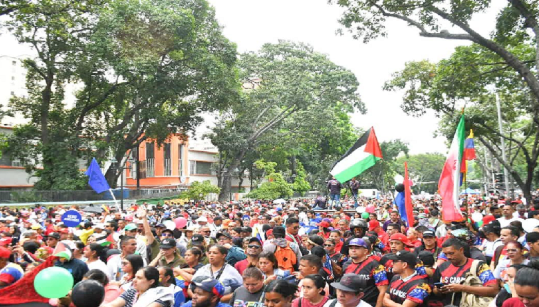 Motor Minero se unió a la movilización en apoyo a Palestina