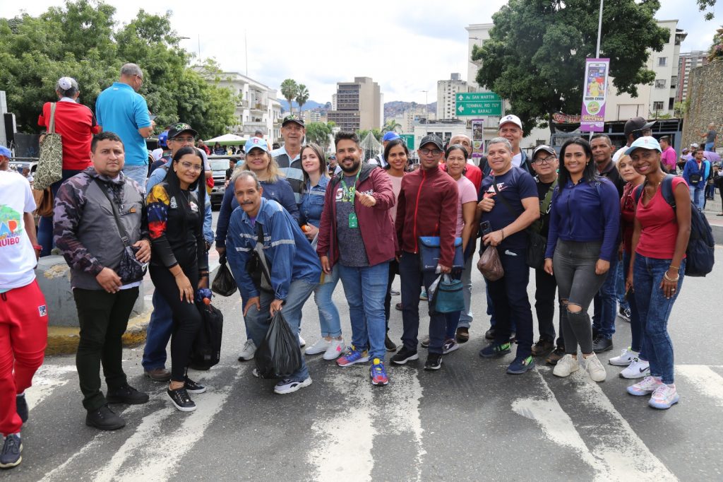 Motor Minero marchó en conmemoración del Día de la Lealtad y en defensa del Esequibo