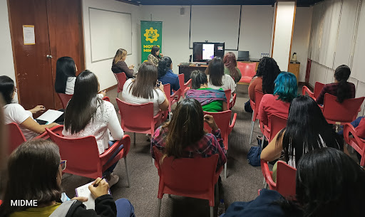 Mujeres mineras participan en videoconferencia con MinMujer