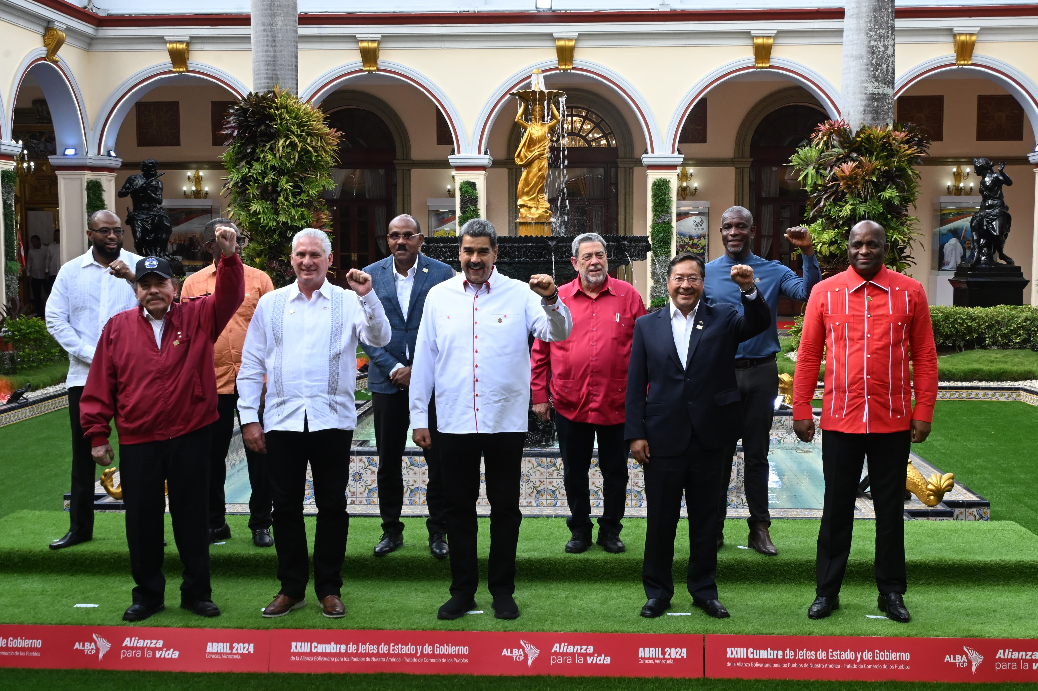 Jefes de estados y de gobiernos que participarán en la XXIII Cumbre Bolivariana para los Pueblos de Nuestra América Latina arriban a la ciudad de Caracas