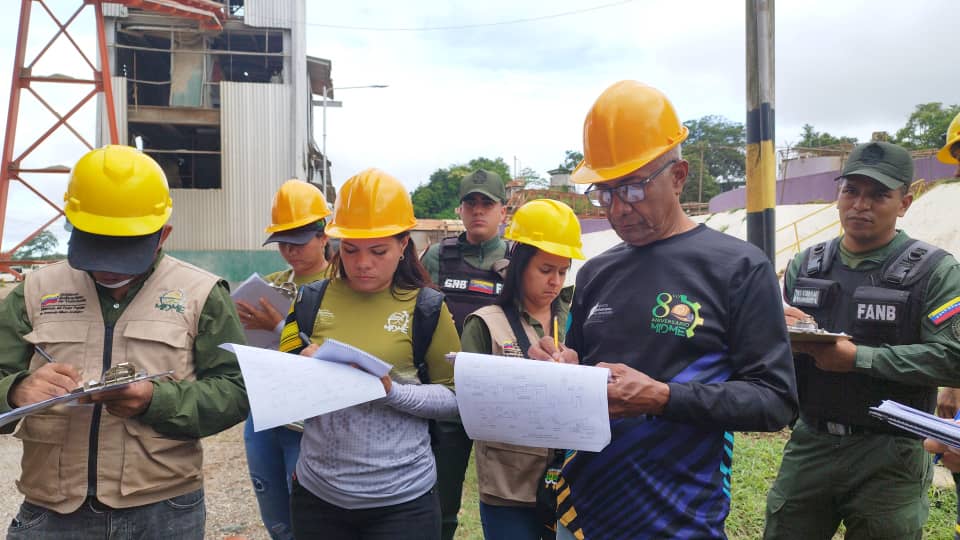 MIDME realiza inspección en la Planta Caratal 