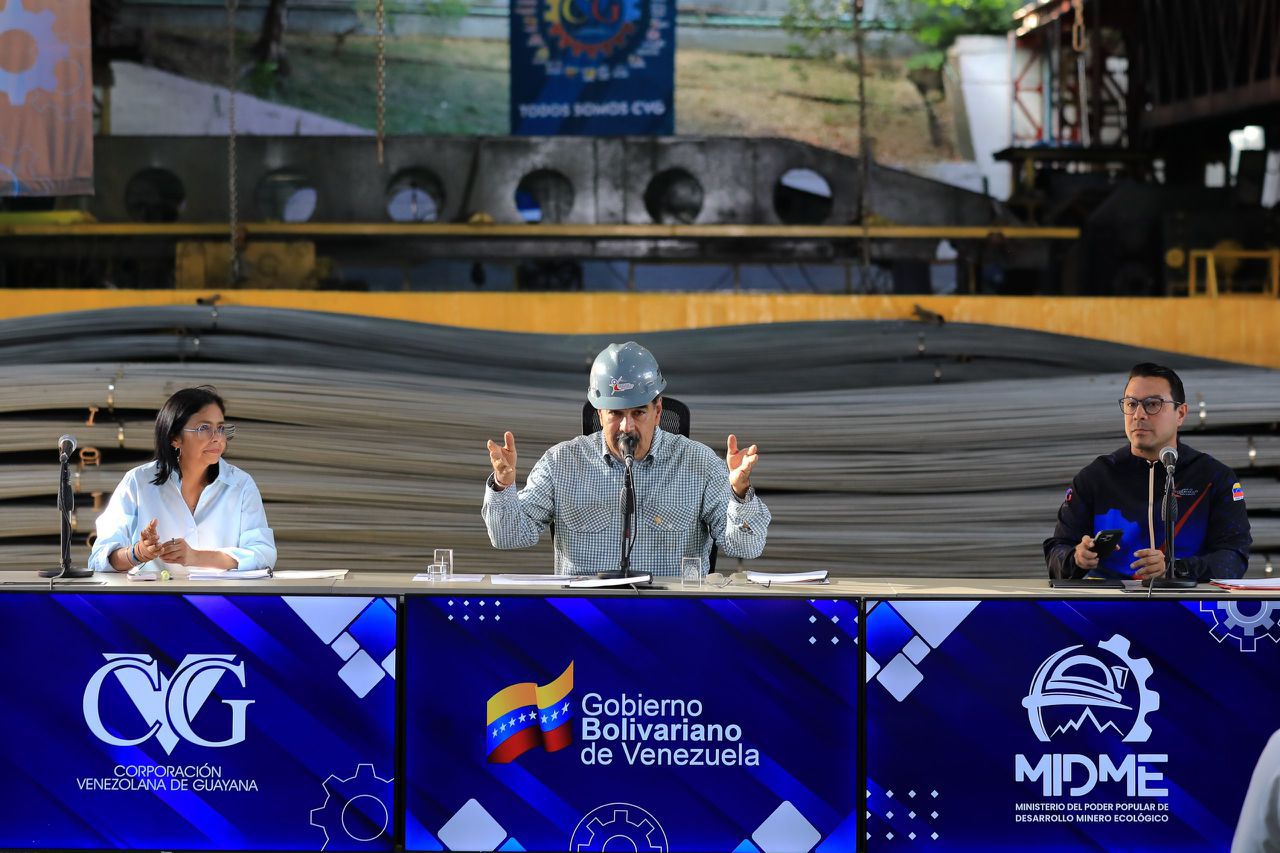 Presidente Nicolás Maduro anuncia avances en el sector minero del país