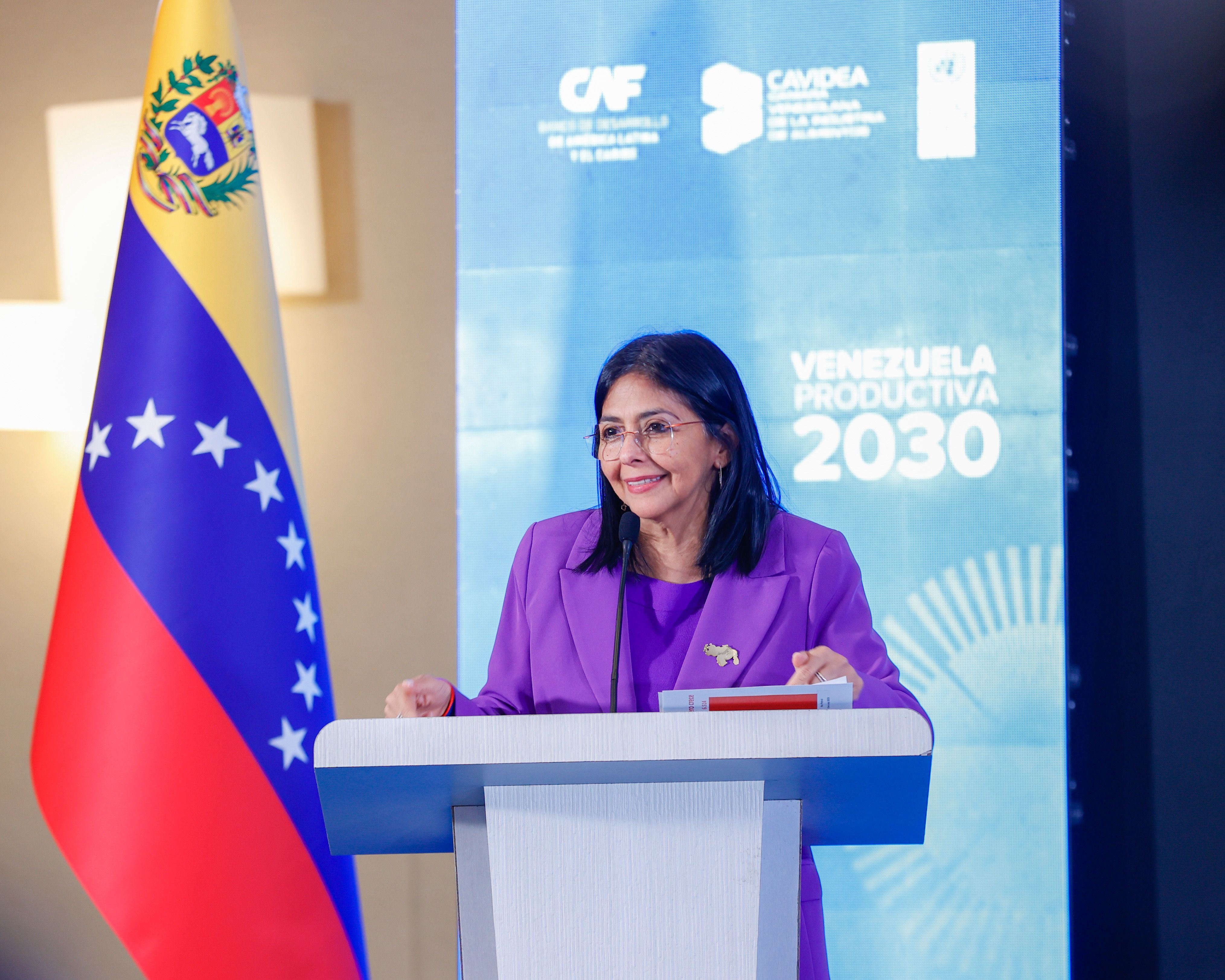 Vpdta. Rodríguez resaltó la capacidad productiva de la actividad minera en Venezuela