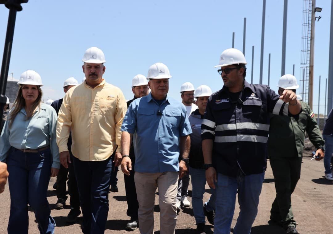Vicepresidente sectorial Diosdado Cabello realizó inspección a Carbozulia en la segunda fase la Gran Peregrinación Nacional